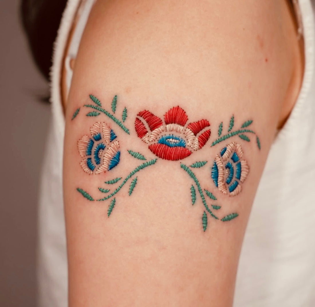 What Is an Embroidery Tattoo and Why Is It the Newest Ink Obsession?
