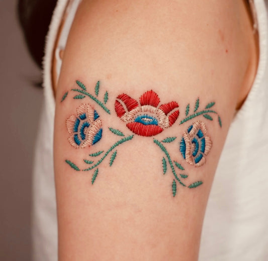 What Is an Embroidery Tattoo and Why Is It the Newest Ink Obsession?