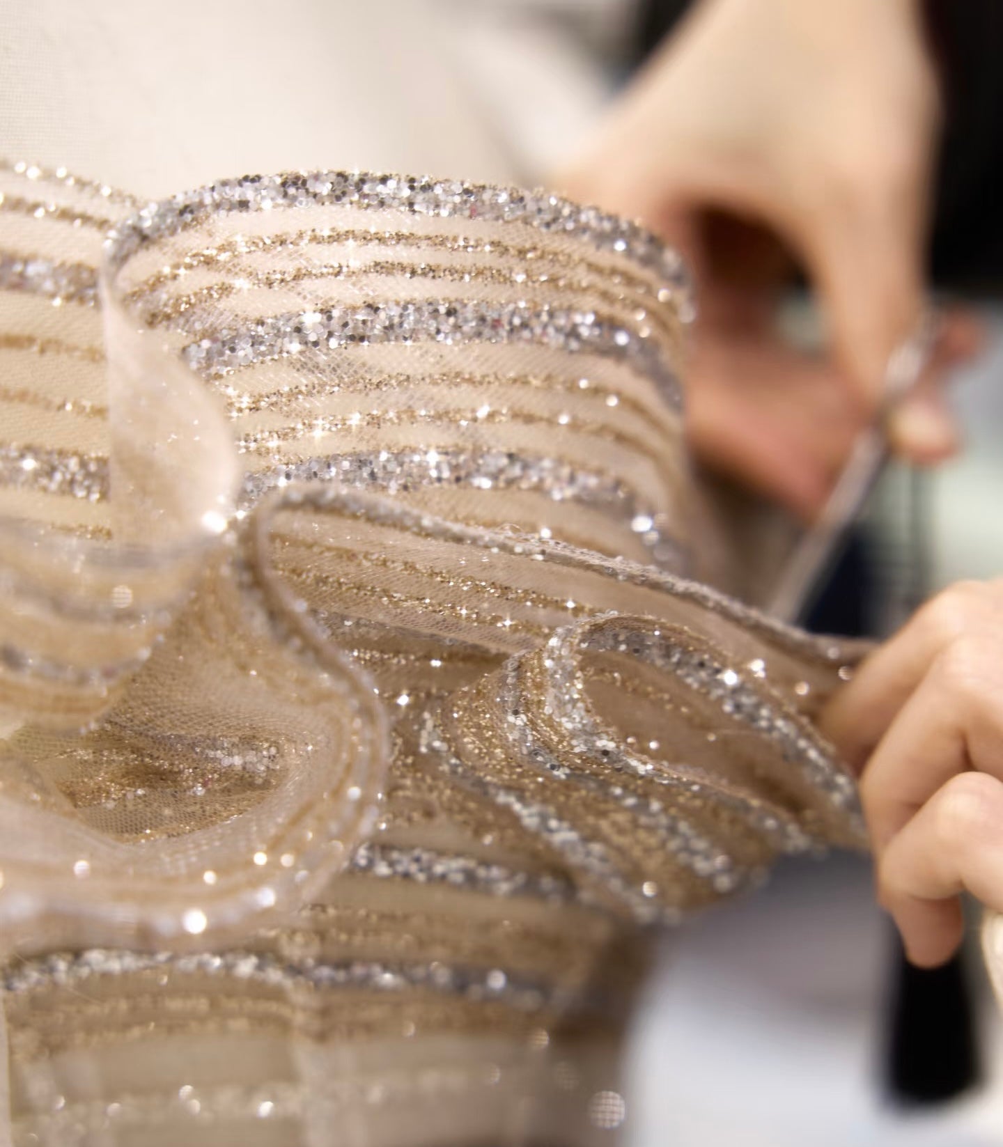 Sequin Fabric: Construction, Cutting, Sewing & Care Guide – Topology ...