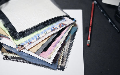 Fabric Swatch Pack – 50 Premium Fabric Samples (15cm x 15cm)